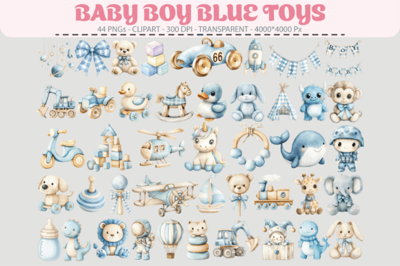 Download Baby Boy Blue Toys Clipart – 44 PNGs - Pngs Collection