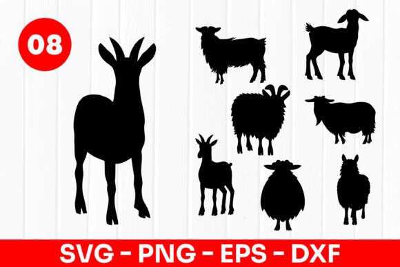 Download Farm Animal Silhouette SVG PNG - Premium Resources