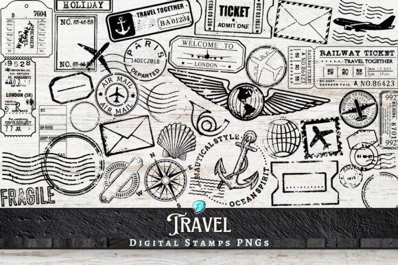 Download Travel Digi Stamps Transparent PNGs - Pngs Collection